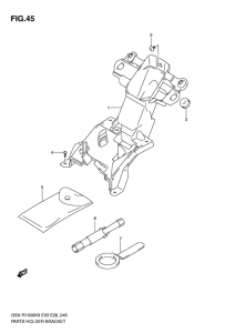 GSX-R1000 Parts holder bracket
