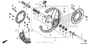  Переднее колесо