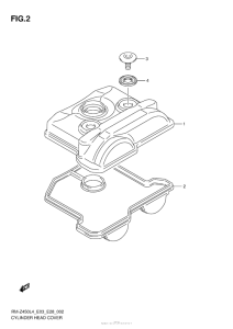 RM-Z450 Крышка головки цилиндров