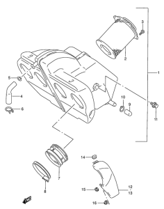 GSX750 Воздухоочиститель