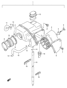 DR650 Воздухоочиститель