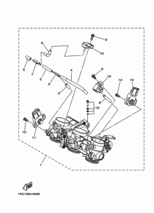 FZ09 Впускная система