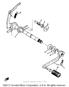 CT2 Вал переключения