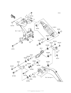 EX650 Подвеска  /  амортизатор