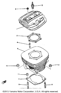 YZ465H Цилиндры