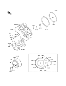 ZG1000 Крышки двигателя