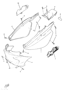 CW50RS Боковые обтекатели