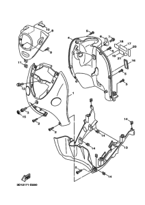 XC50 XC50V Щиток облицовочный