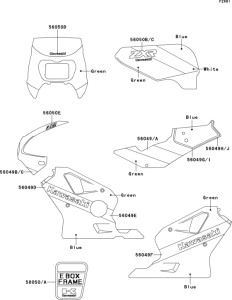 ZX400 Наклейки