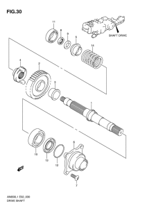 AN650 (ABS) Вал ведущий