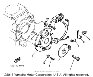 XJ750K Pickup coil-governor