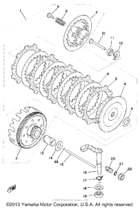 TY175C Сцепление