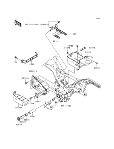VN1500 Короб для АКБ