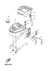 CW50 CW50P Tank fuel
