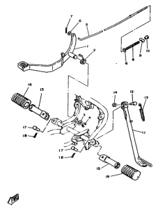DT80 Caballete.apoyapies