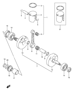RM80 Вал коленчатый