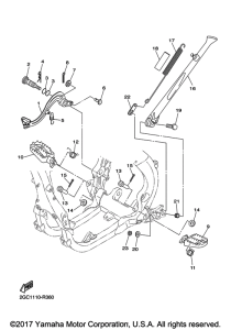WR450F Подножки