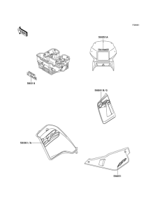 KL650 Наклейки