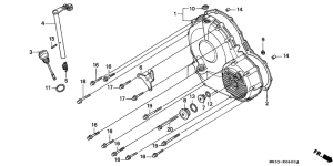  Крышка картера правая