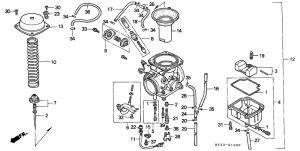 NX500 Carburetor assy