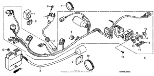 XR650L Жгут проводов