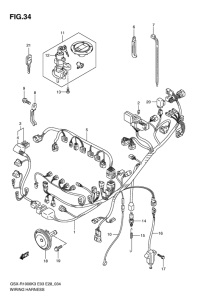GSX-R1000 Жгут проводов