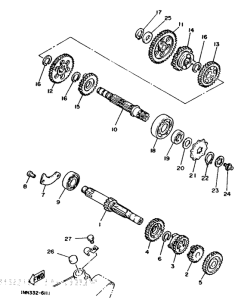 DT50R Трансмиссия