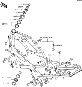 ZX600 Рама