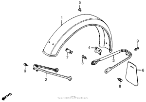 NC50 Переднее крыло