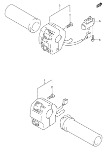 VS800 Рулевой переключатель