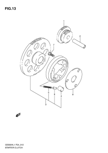 GS500 Муфта стартера