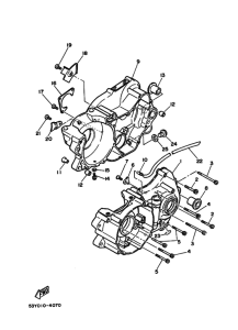 TY250 Картер двигателя