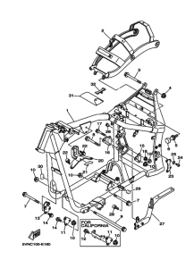 XV1700AS XV17AMW Frame comp