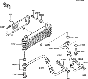 ZX600 Масляный картер