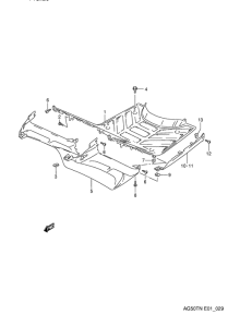 AG50 Щиток облицовочный задний