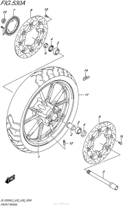 DL1000 (ABS) Переднее колесо