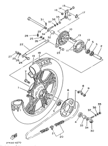 RD50 Переднее колесо