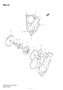 RM-Z250 Водяной насос