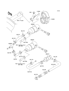 ZX1200 Топливный насос