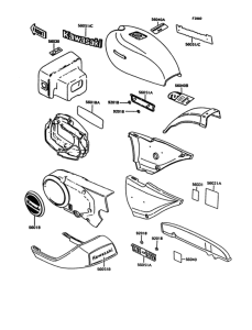 KH125 Лейбл предостережения