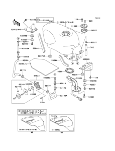 ZX600 Tank fuel