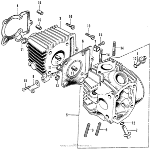 C70 Цилиндр и головка цилиндра