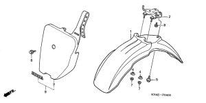 XR100 Переднее крыло