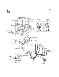 KLE250 Спидометр