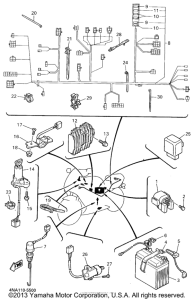 YZF600RG Электрика