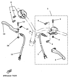 YW100 Handle switch. lever