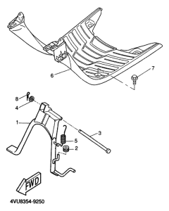 CW50 Support repose-pieds