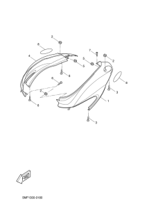 XN125 Боковые обтекатели