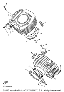 XV1100SJ Цилиндры