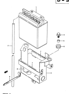 DR650 Аккумулятор